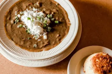 Gumbo And Jalapeno Corn Muffin for Cajun Cooking Class/Dinner at Heaven on Seven Wabash