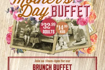 Rackhouse Mothers Day2018 for Celebrate Mother’s Day with a BBQ Brunch Buffet at Rack House