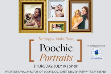 Juniper Poochie Portraits for Juniper Spirits & Oysters Poochie Portraits Event, July 19