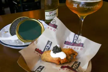 Melnicks Caviar Service copy for Jake Melnick’s Corner Tap to Mark National Wing Day with Caviar and Beer Collaboration