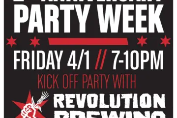 HardingTavern AnniversaryParty 11x17 1 for The Harding Tavern's 2nd Anniversary with Revolution Brewing