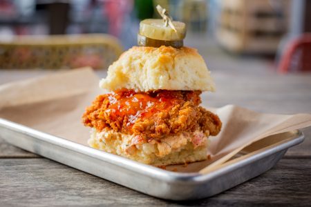 Honey Butter Fried Chicken Partners with Bang Bang Pie and Biscuit For Clucker Collaboration