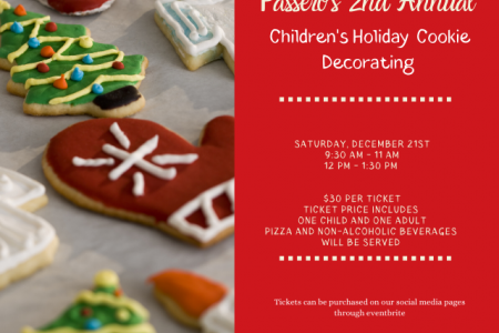  2nd Annual Children's Holiday Cooking Decorating at Passero