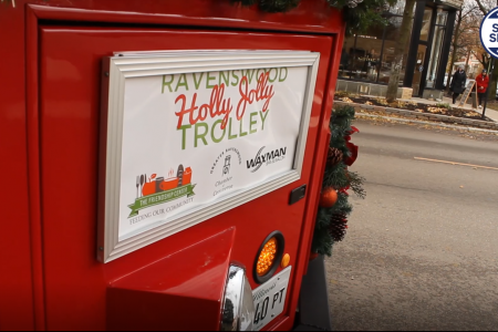 Free Holly Jolly Trolley Returns to Ravenswood for Small Business Saturday