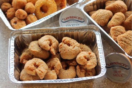 Chance to Win VIP Lolla Tickets at Lawrence’s Fish & Shrimp Shrimpalooza