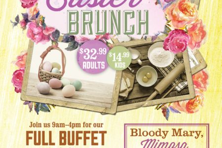 A Hoppin’ “BBQ Brunch Buffet” on Easter Sunday at Rack House