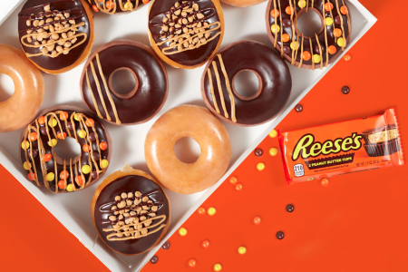 KRISPY KREME Chicagoland Bringing Back Three Reese's Doughnuts For Limited Time 