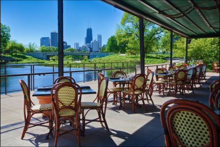 Fourth of July Dining at The Patio at Café Brauer, an Historic American Landmark Nestled along Scenic Nature Boardwalk 