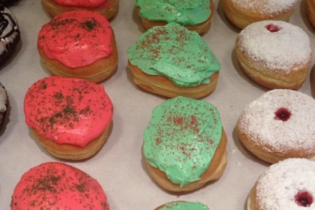 Holiday Donuts and Gift Boxes at Firecakes