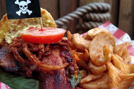 New "Dive Burger" at Dive Bar - featured image - Chicago restaurant news - New Menu - Burgers cuisine