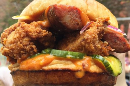 Honey Butter Fried Chicken and Smoque BBQ Create the Smoque Bomb Clucker Collaboration Series 