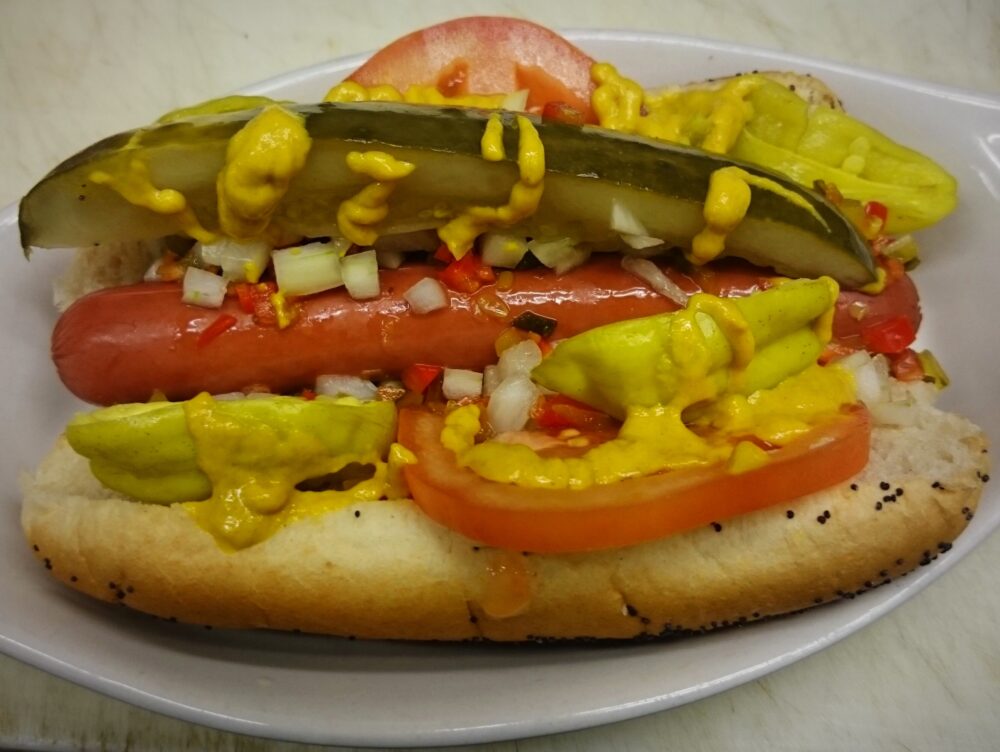 Macs Hot Dog for “Crosstown Classic” Specials go Head to Head at Mac’s Wood Grilled this July