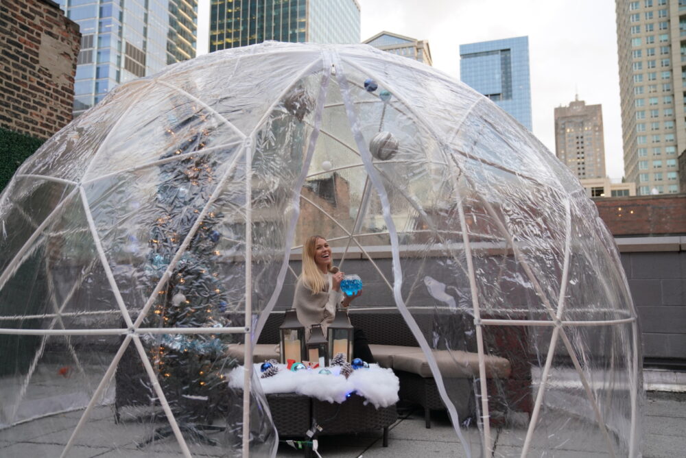 Private Igloo at Joy District (Photo Credit: Adam Sokolowski)