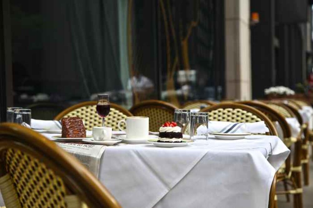 Cochon Volant's Outdoor Patio