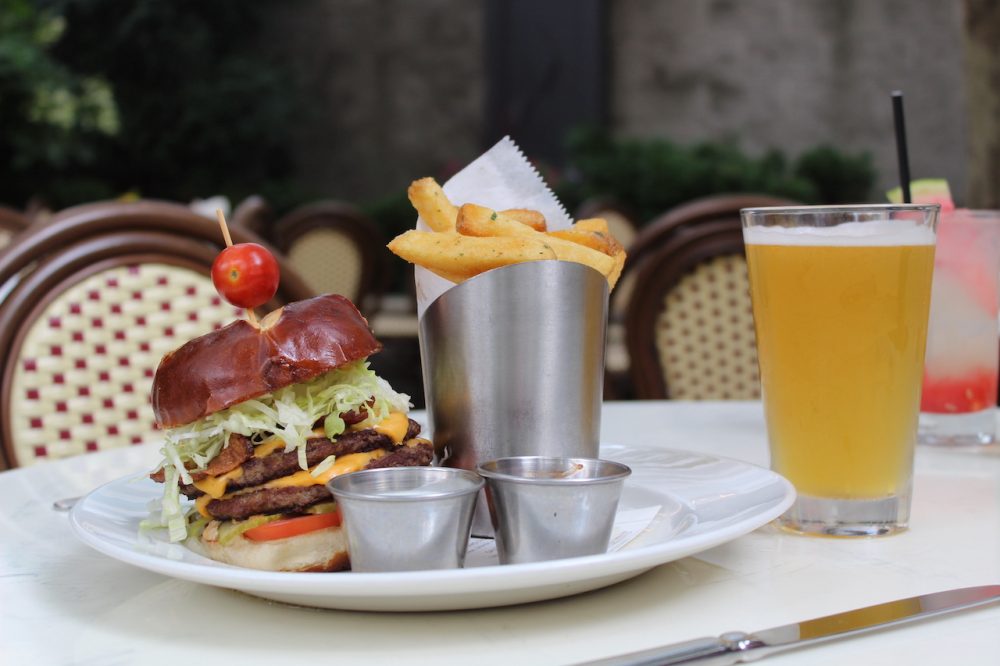 Chicago Firehouse Restaurant Burger