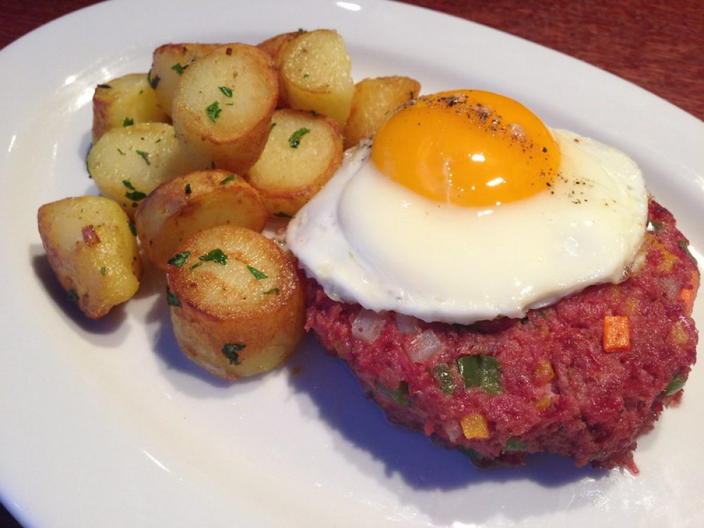 Corned Beef Hash at Prairie Grass Cafe