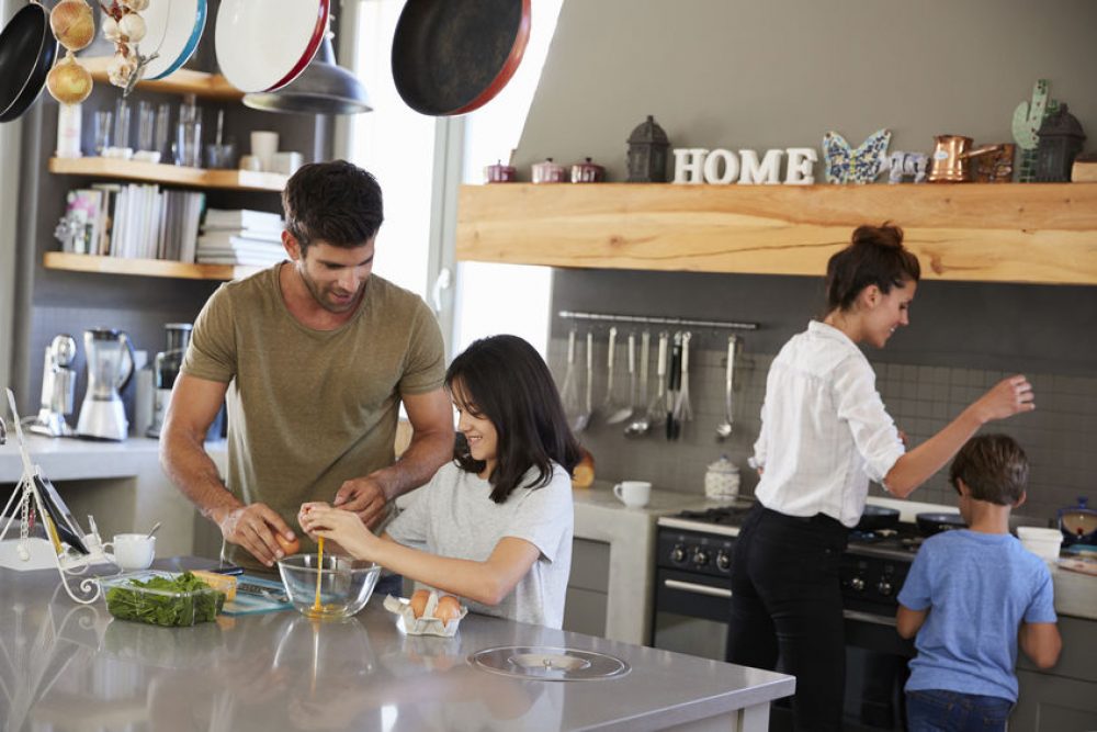 Families Cooking Together