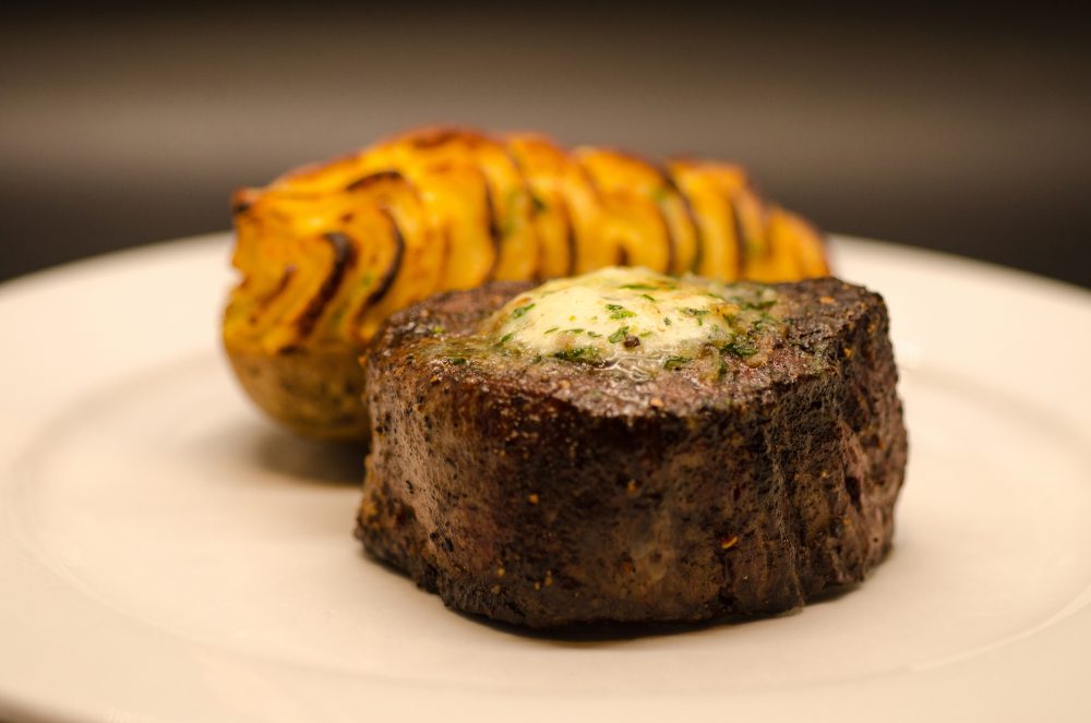 Prairie Grass Cafe Filet Mignon and Twice Baked Potato