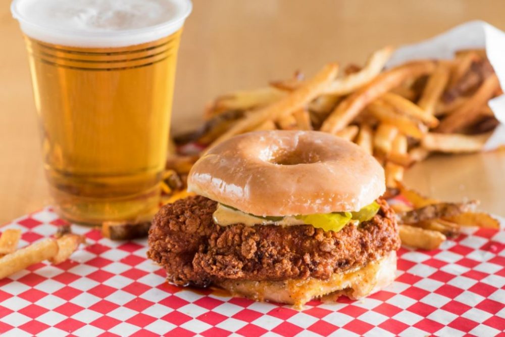 Fry The Coop Donut Sandwich