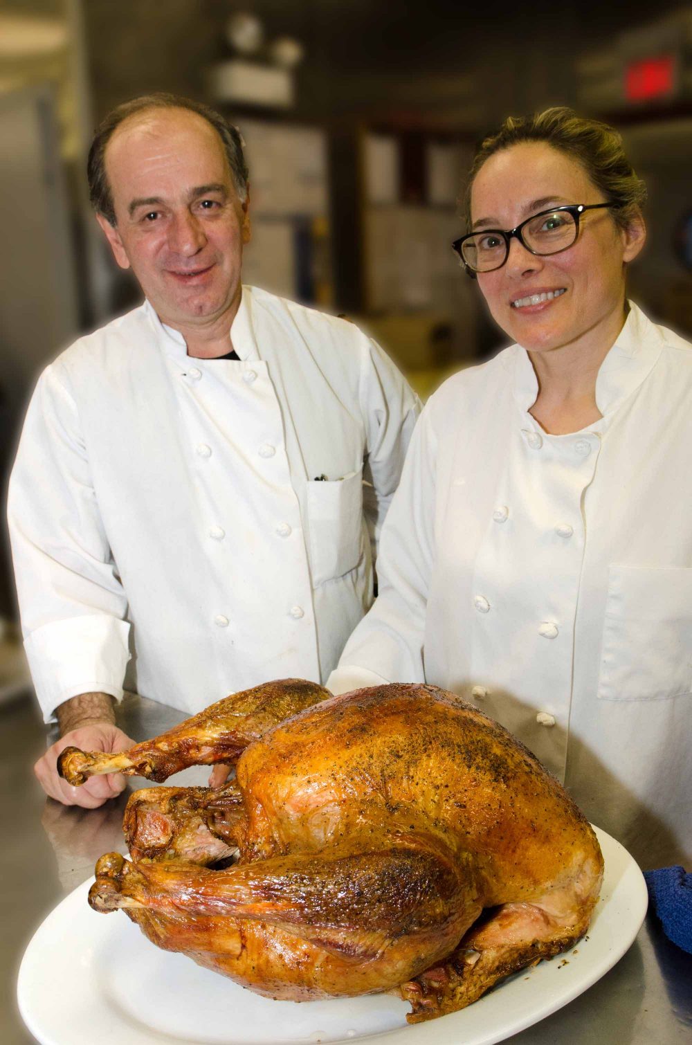 Chefs George Bumbaris and Sarah Stegner, Prairie Grass Cafe
