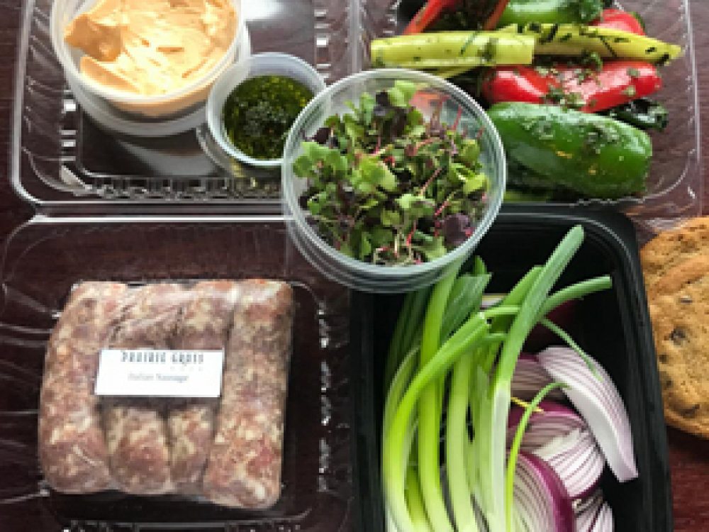 Prairie Grass Cafe Lamb Sausage Meal Kit