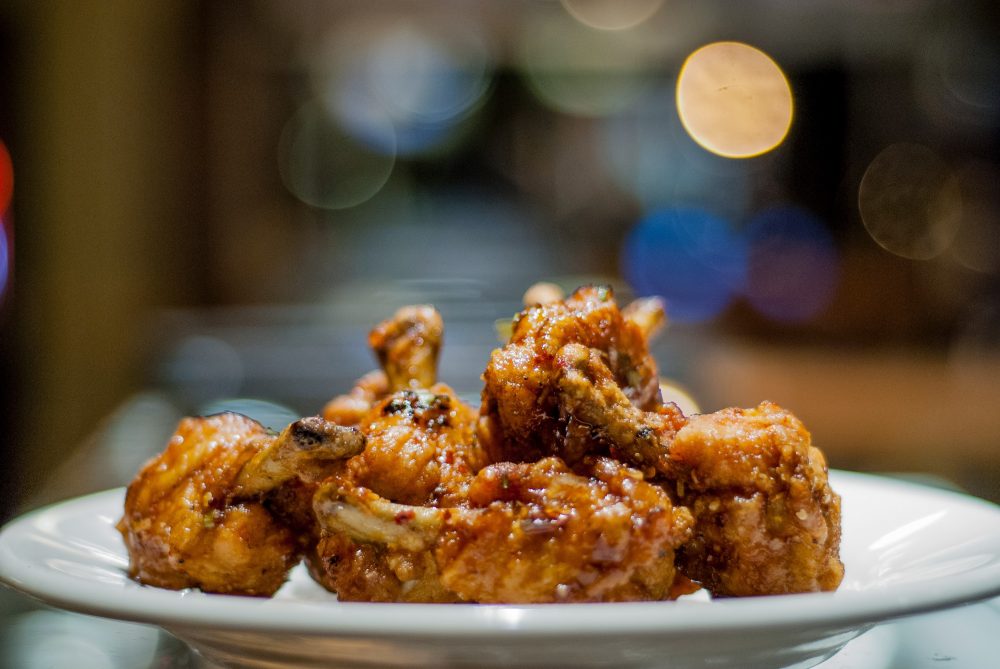 Chicken wings, college bowl games