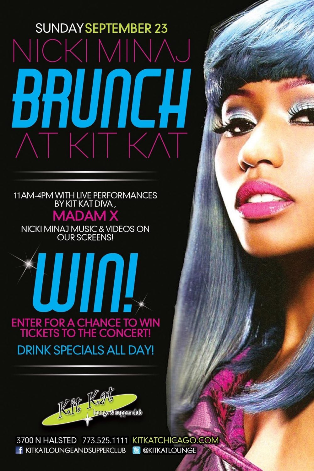 Nicki Minaj Brunch at Kit Kat Lounge & Supper Club