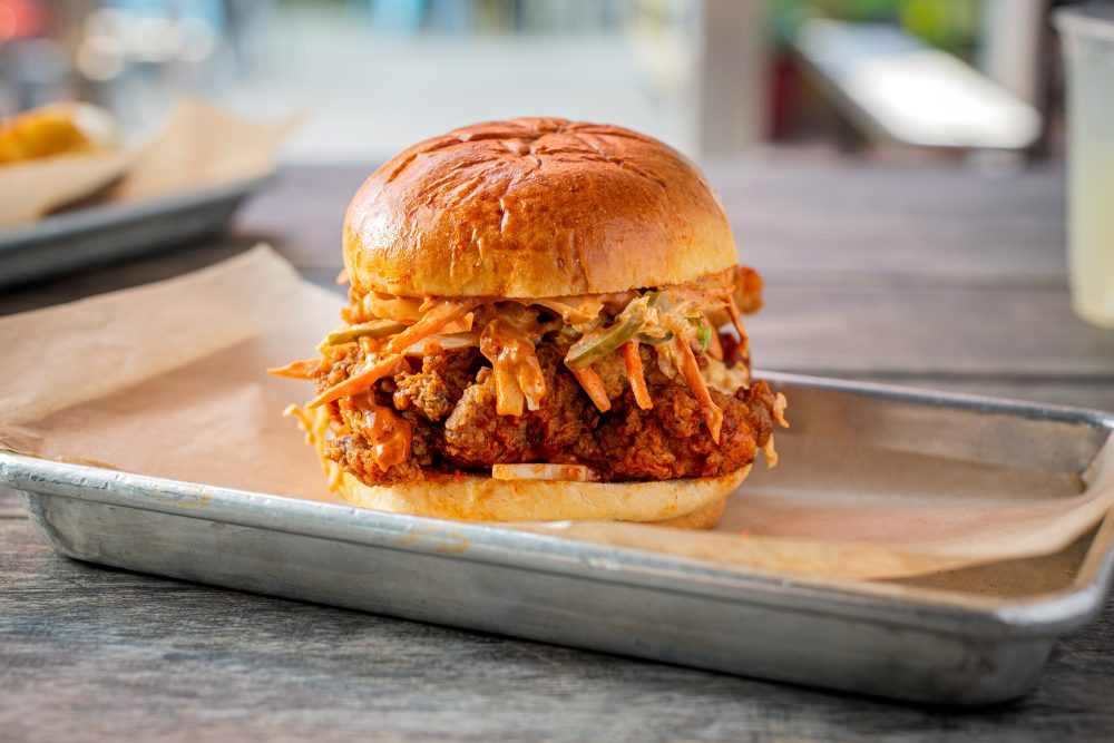 The Oaxacan Fire Chicken Sandwich