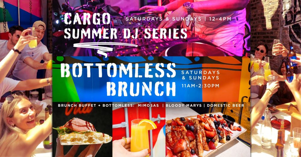 Bar Cargo Summer DJ Series x Bottomless Brunch