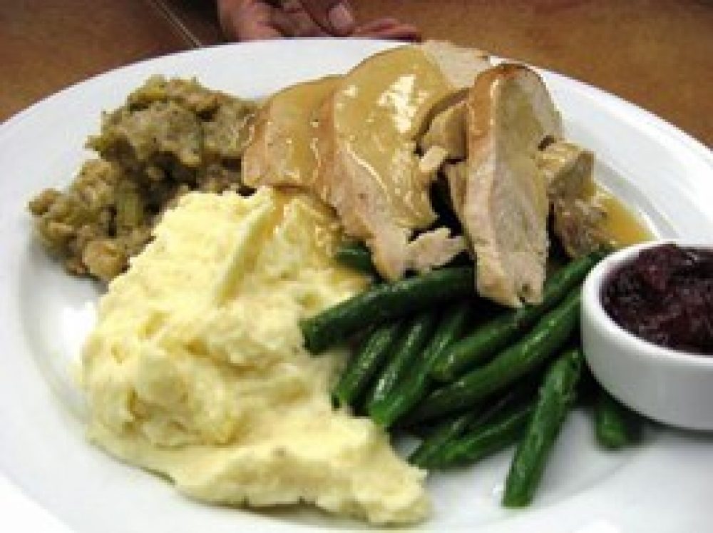 Thanksgiving Dinner Plate