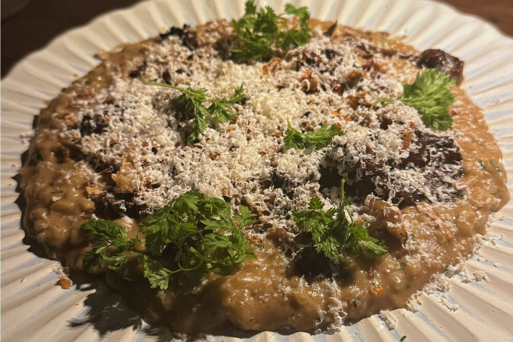 Wild Mushroom Risotto at Dēliz Italian Steakhouse