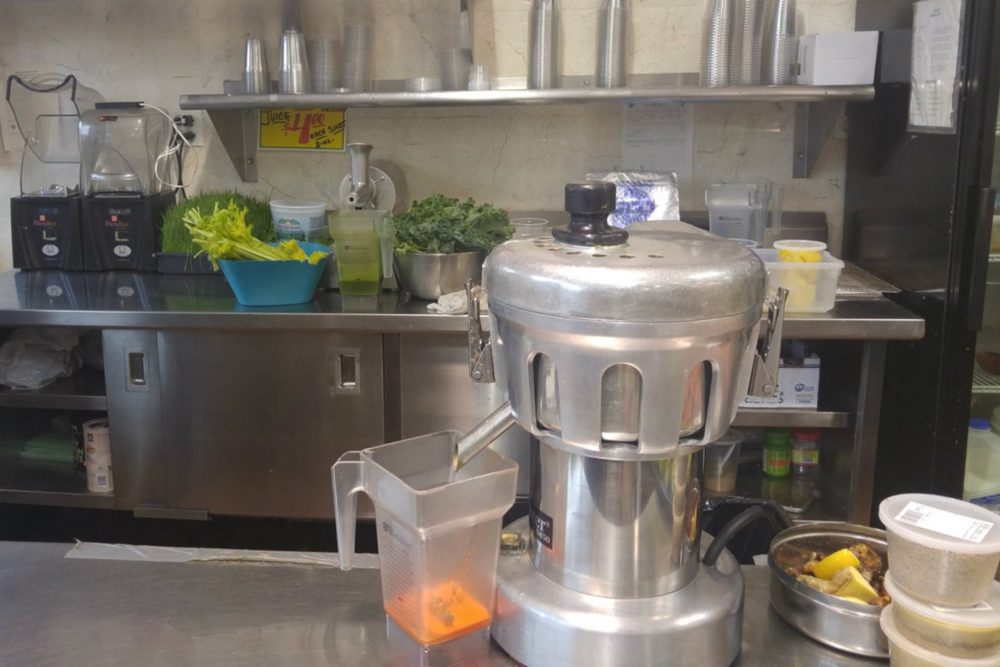 Closer Look at Juice Bar Counter