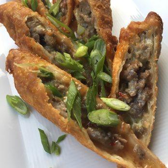 Bracket Philly Cheesesteak Egg Rolls for March Madness Specials at Bracket Room