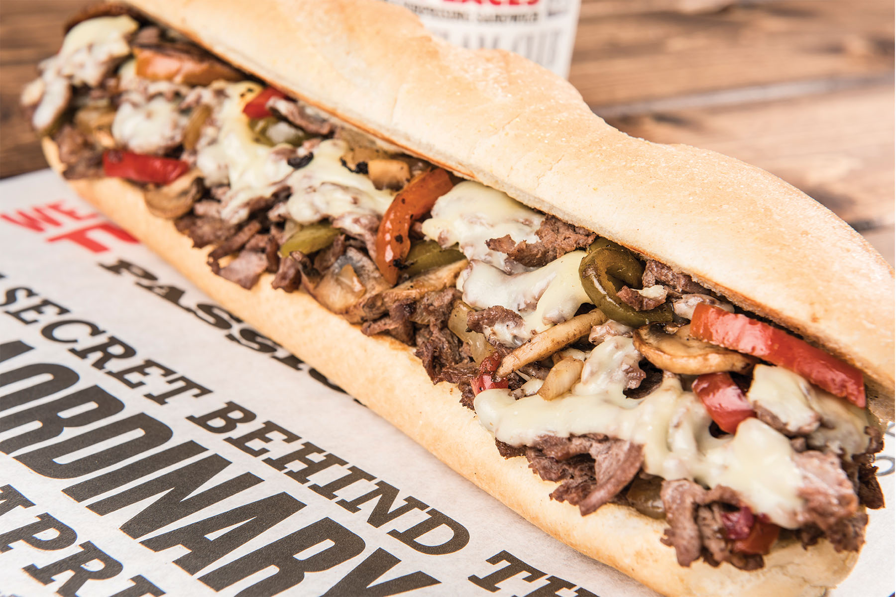 Capriottis Fulton Market 0001 Capriottis Cheesesteak 2 Hi Res for Capriotti's in Fulton Market Hosts Giveaway of Free Sandwiches for a Year