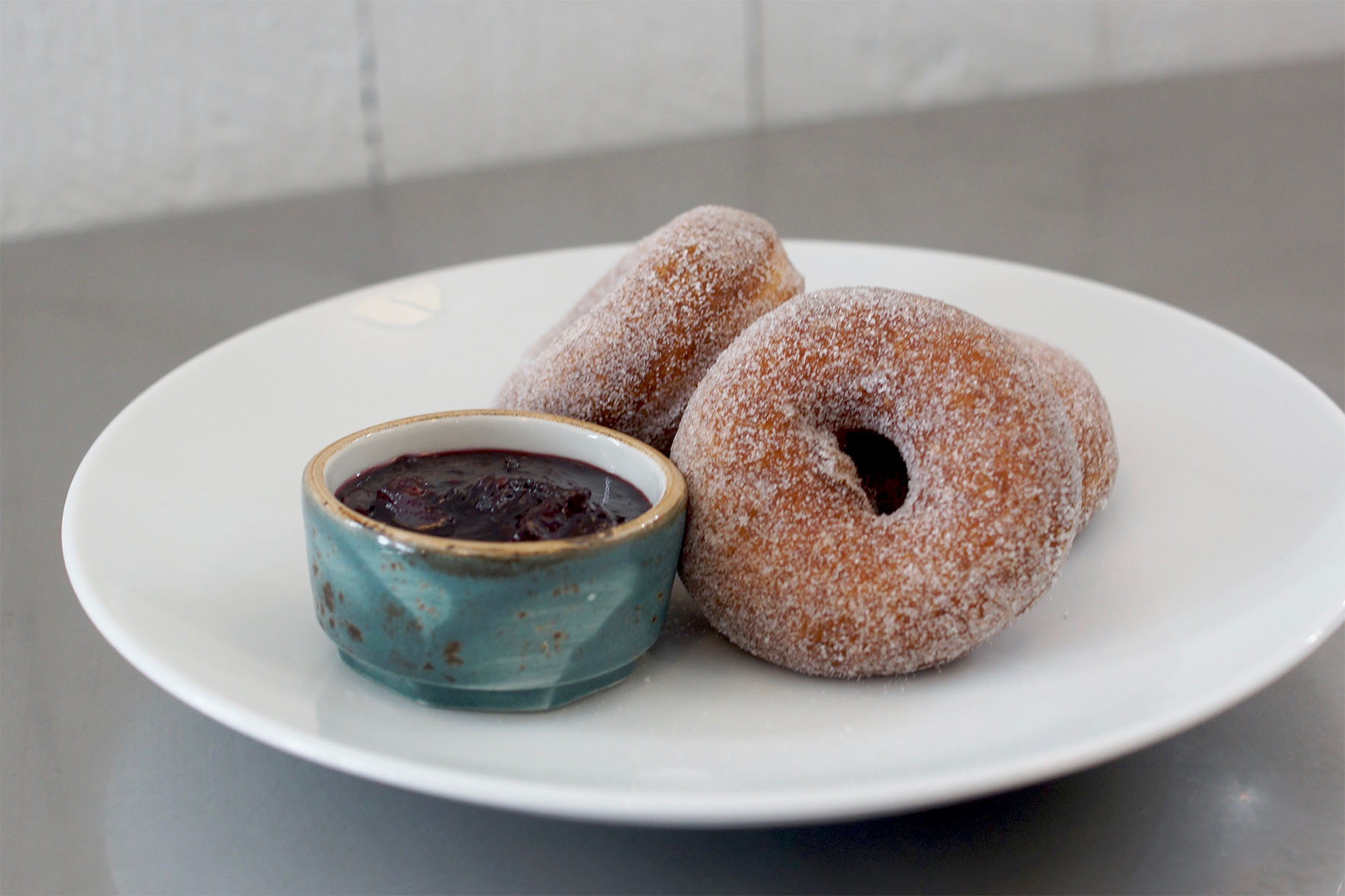 Eden Brunch 2 0000 Housemade Doughnuts With Blackberry Jam for Eden Launches Sunday Brunch