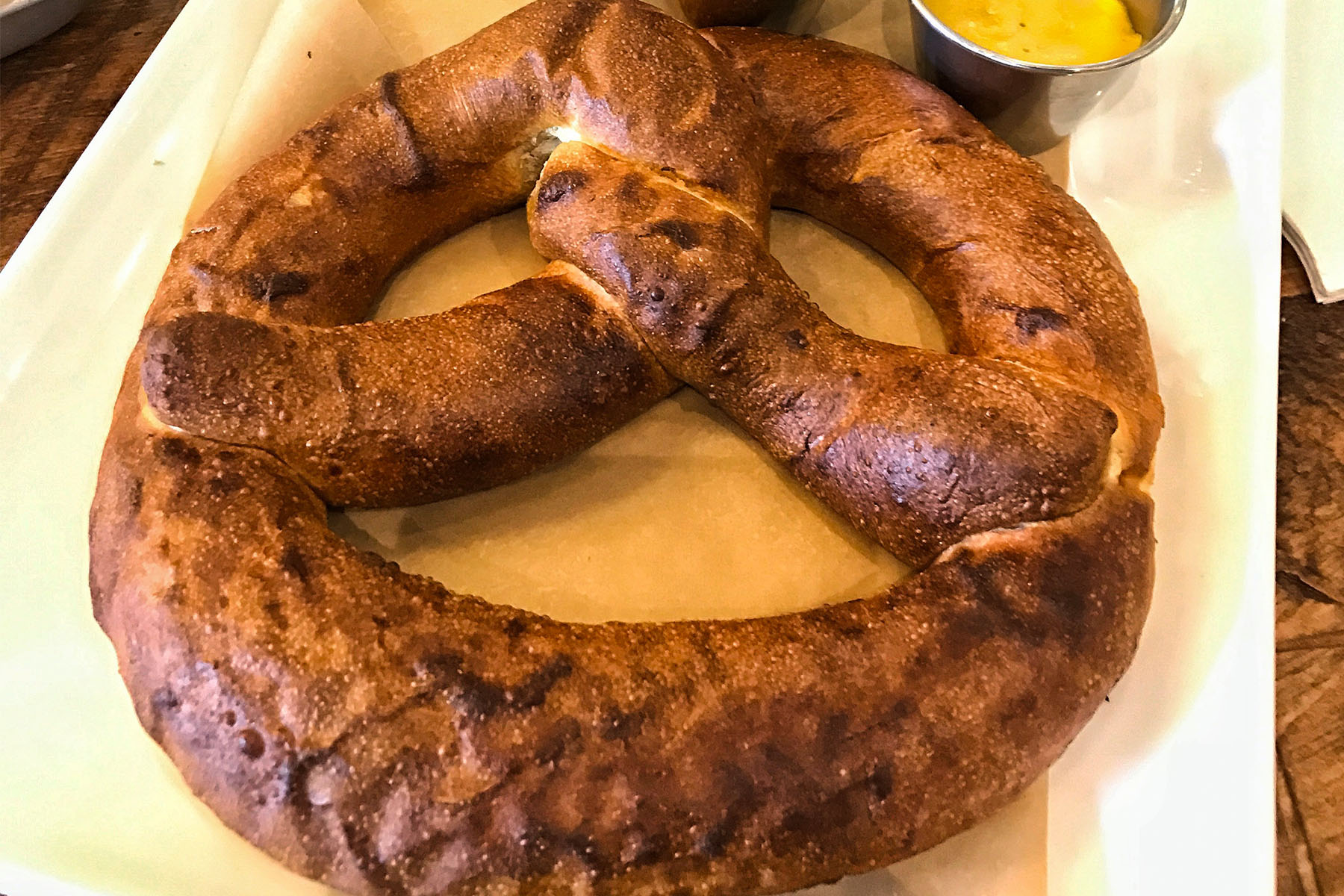 Fairgrounds Pretzel 0000 Img 2121 for Fairgrounds Coffee and Tea Now Open in Bucktown