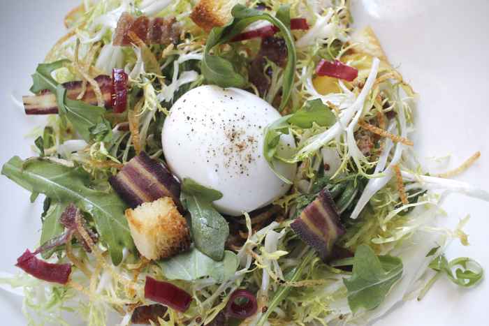 Hearth Lyonnaise Salad Hearth for Easter Brunch at Hearth Restaurant