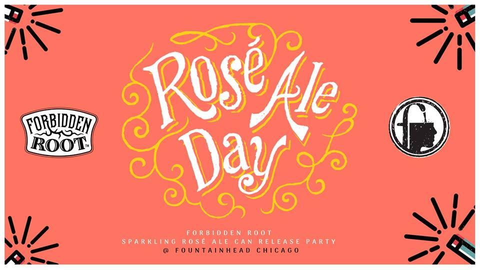 Rose All Day Event Banner for Forbidden Root Brewery Hosts Rosé Ale Day June 30