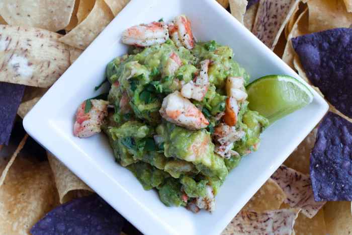 Shrimp Guacamole N27 for National Guacamole Day at Nacional 27