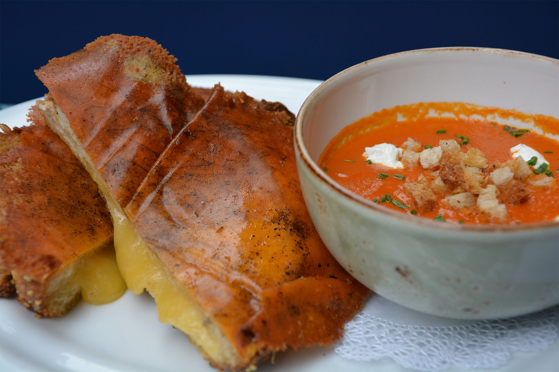 Tortoise New 0000 Inside Out Grilled Cheese Tomato Soup for Tortoise Supper Club Launches New Menu