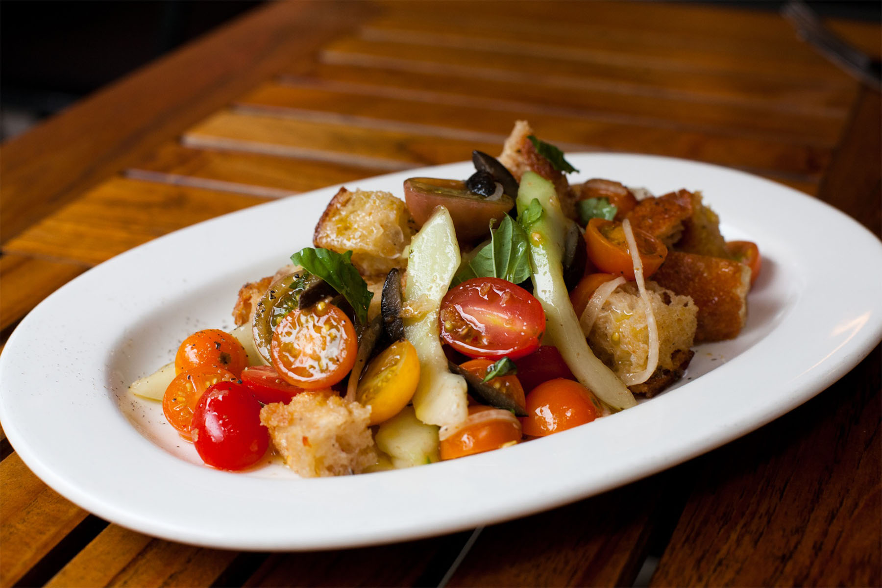 Via Stato Heirloom 0000 Ovs Heirloom Panzanella for Heirloom Tomato Dinner at Osteria Via Stato, 8/31