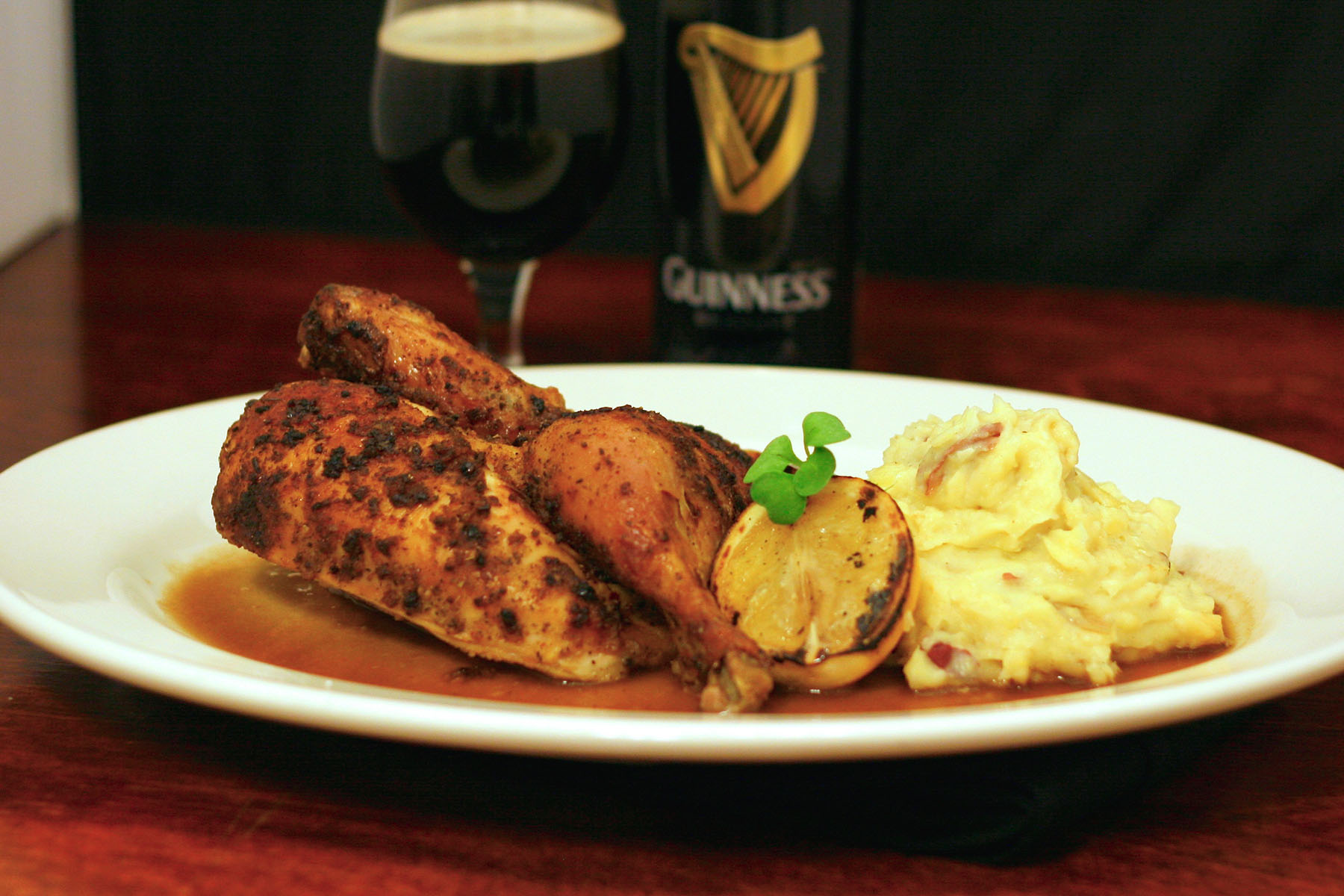 weber 0000 Guinness Chicken 2 for St. Patrick's Day Week Menu at Weber Grill Restaurant