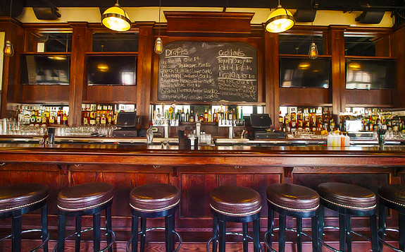 The Harding Tavern barstools for Pre Plucked Party