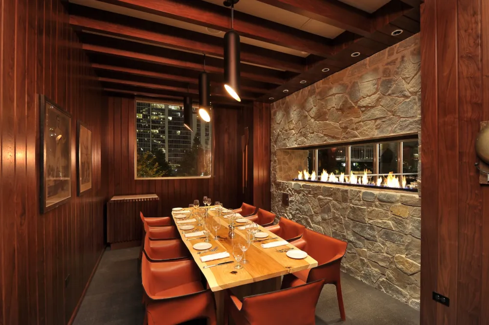 Iii Forks Private Dining Poker Room for Chicago Fire Viewing Party at III Forks