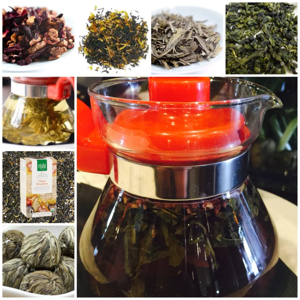 Tea Collage for Celebrate National Hot Tea Month at Koi