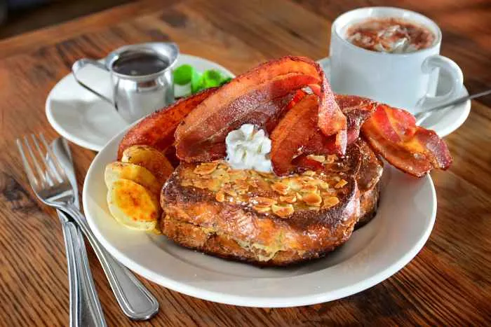 Bacon French Toast for Unlimited Bubbly Brunch at Bar Roma