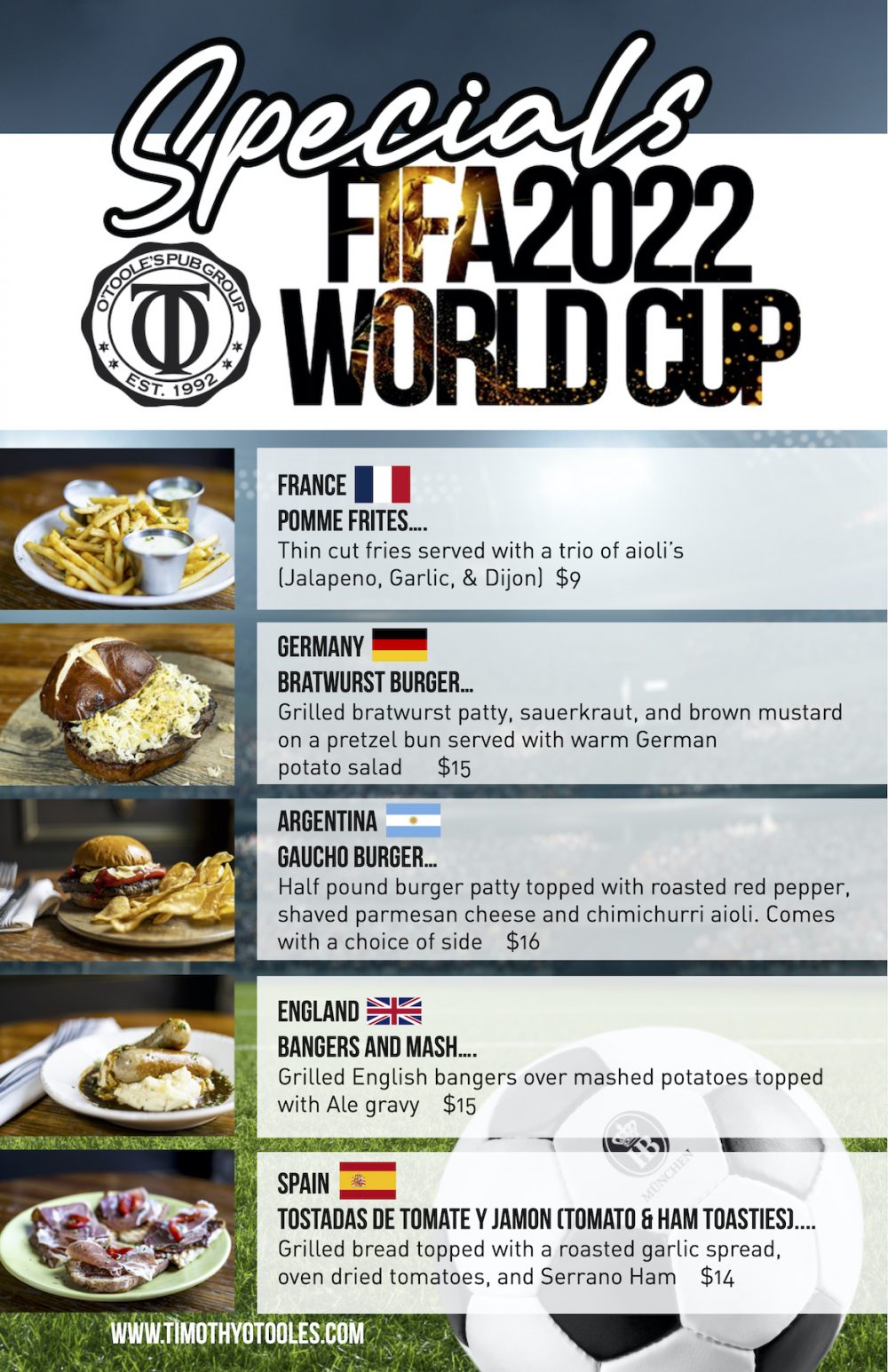 World Cup Specials Poster 2022