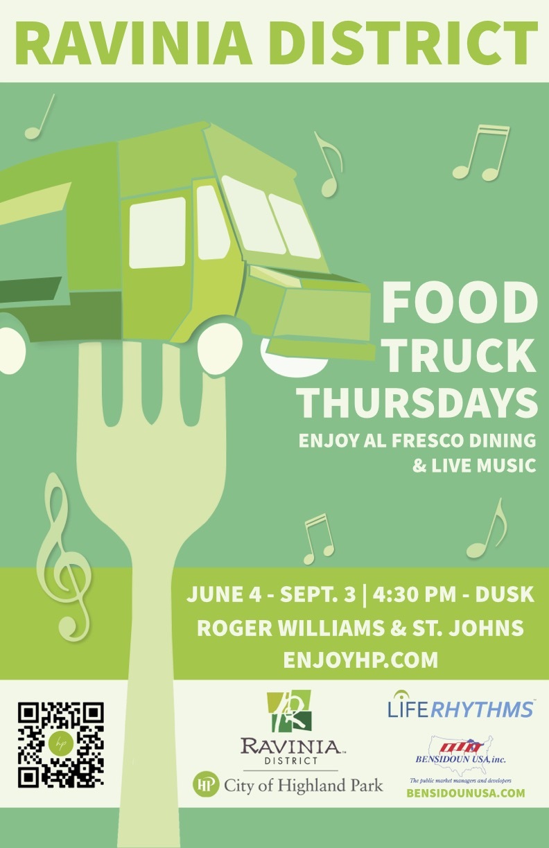 Image for Food Truck Thursdays Return to Ravinia District on June 4th