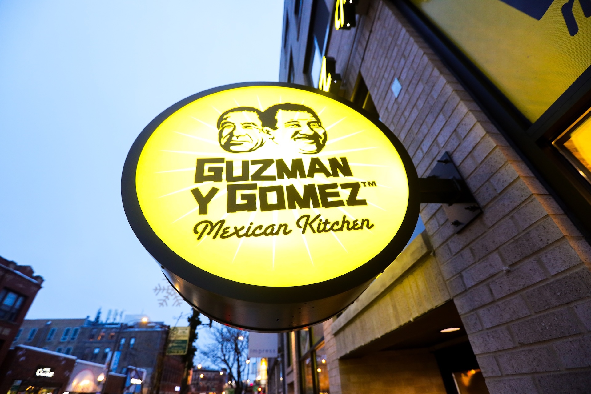 Bucktown Exterior Sign for Guzman y Gomez Announces Three New Chicagoland Locations