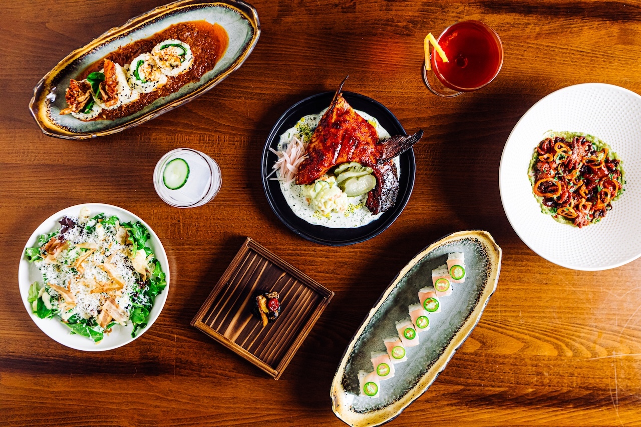 Group Shot for David Utterback Pops Up at Bar Esmé April 24 25